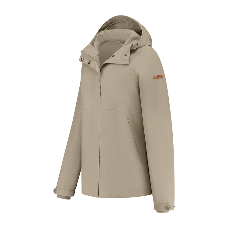 Skylar Women - Hardshell jacket - Waterproof - Taupe FL