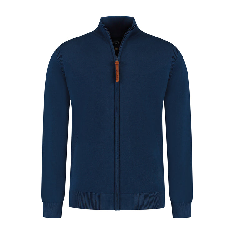 Ethan Men - Outdoor cardigan - Blue F