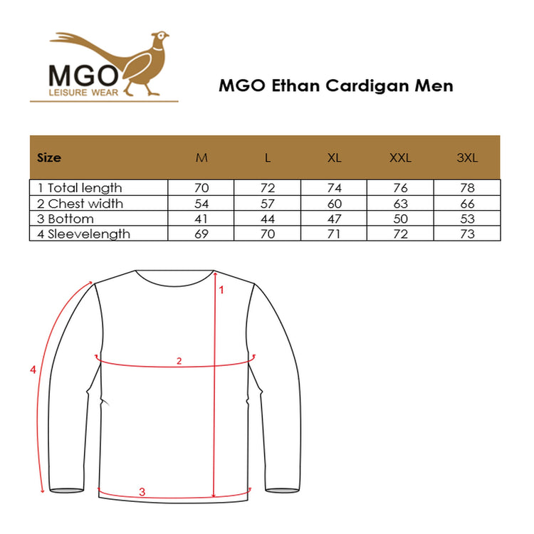 Ethan Men - Outdoor cardigan - Mint green SC