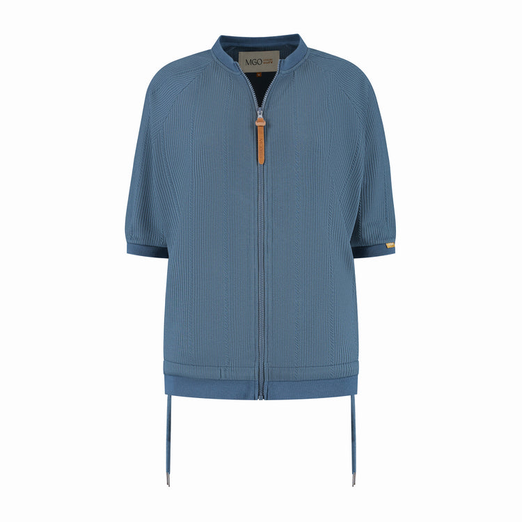 Yule Women - Cardigan - Short sleeves - Blue F