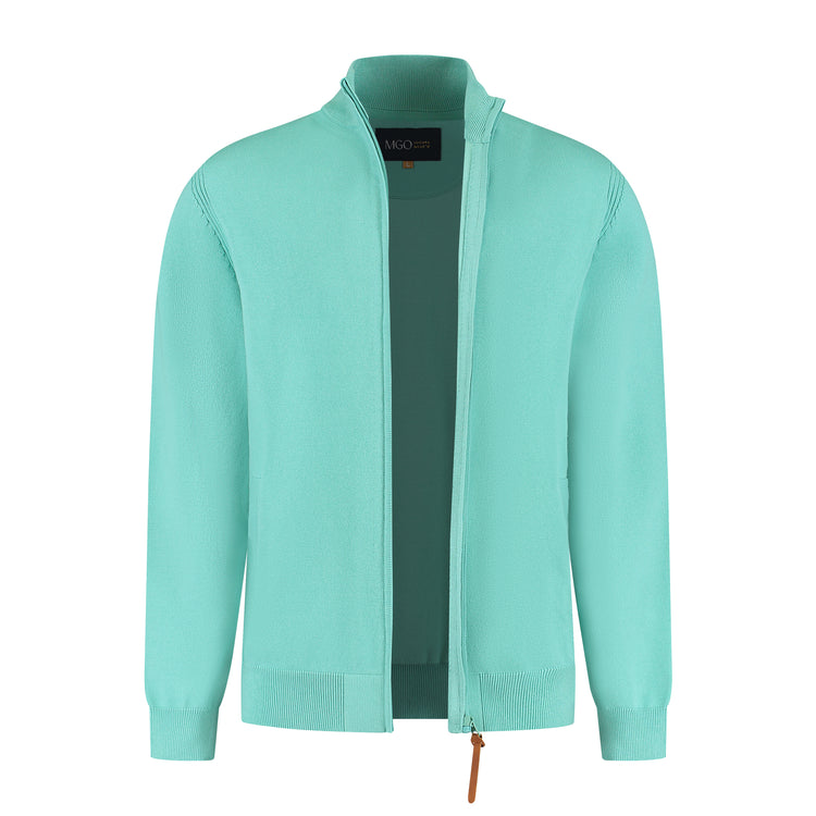Ethan Men - Outdoor cardigan - Mint green CVO