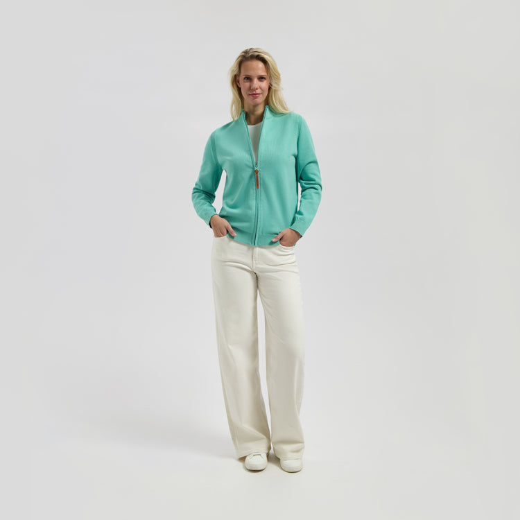 Emily Women - Outdoor cardigan - Mint green MV