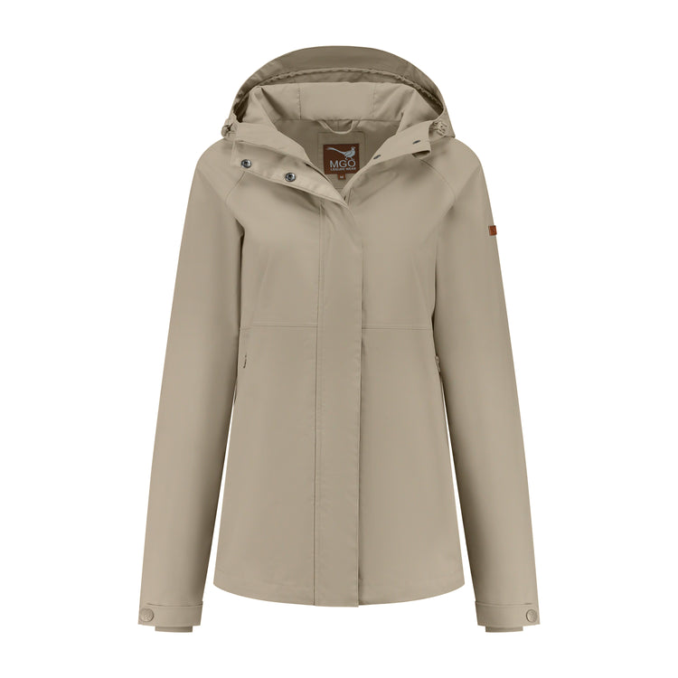 Skylar Women - Hardshell jacket - Waterproof - Taupe F