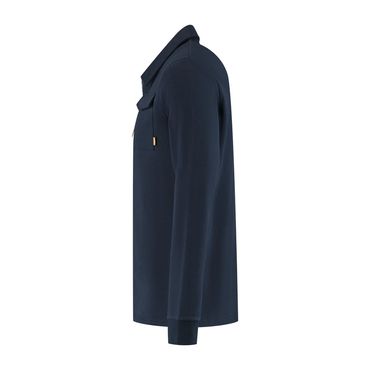 Penn Men - Outdoor cardigan - Fleece lining - Navy L