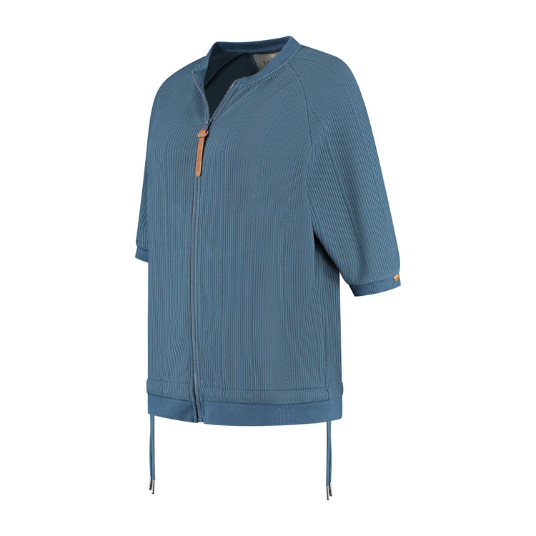 Yule Women - Cardigan - Short sleeves - Blue FL