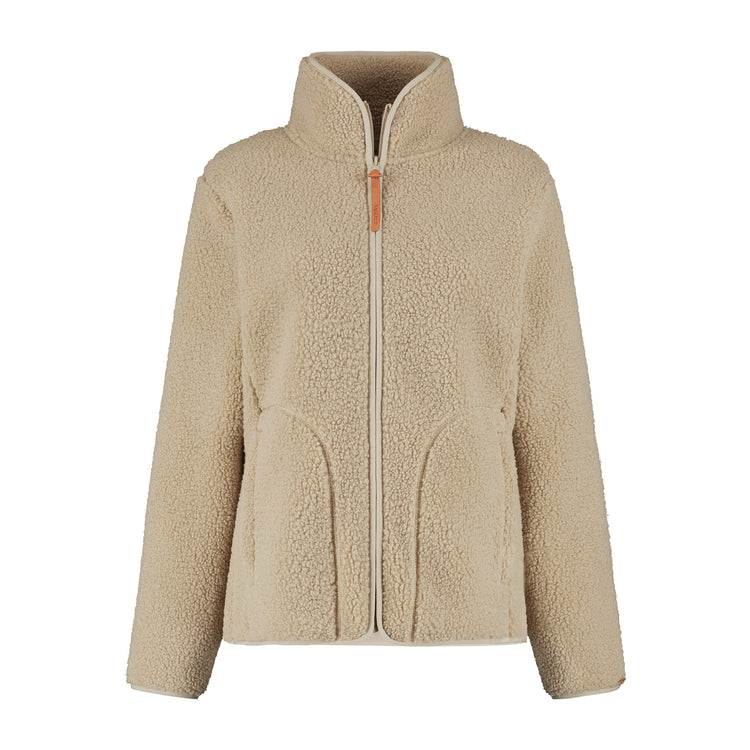 Tara Women - Outdoor Vest - Teddy - Sand F