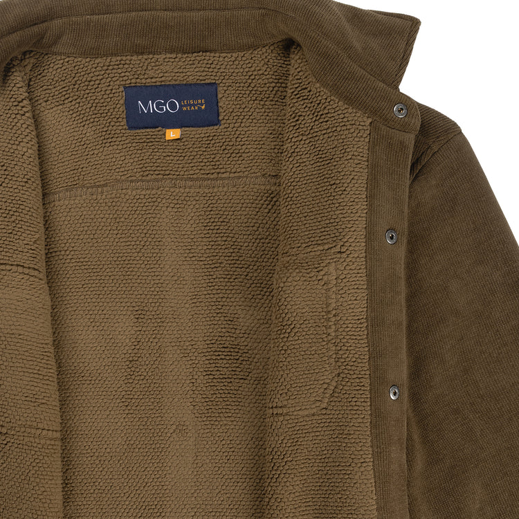 Zain Men - Overshirt - Fleece cardigan - Dark brown DCI