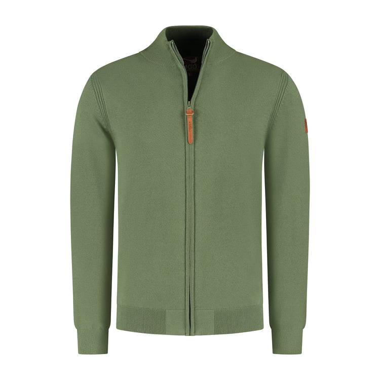 Blake Men - Outdoor cardigan - Green F