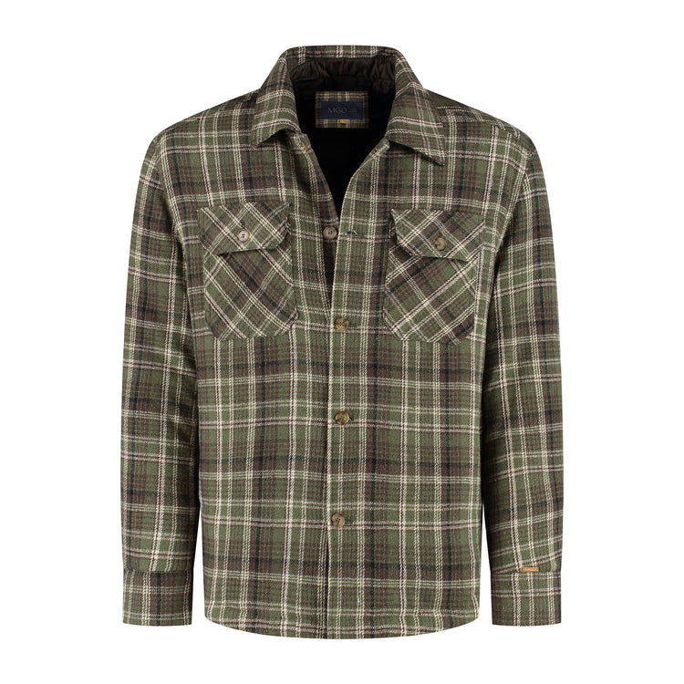 Duke Men - Shacket - Lightweight jacket - Padded shirt - Green F