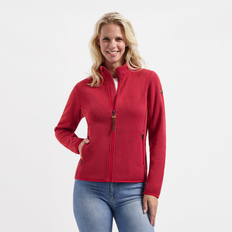 Lucy Men - Outdoor cardigan - Red MV