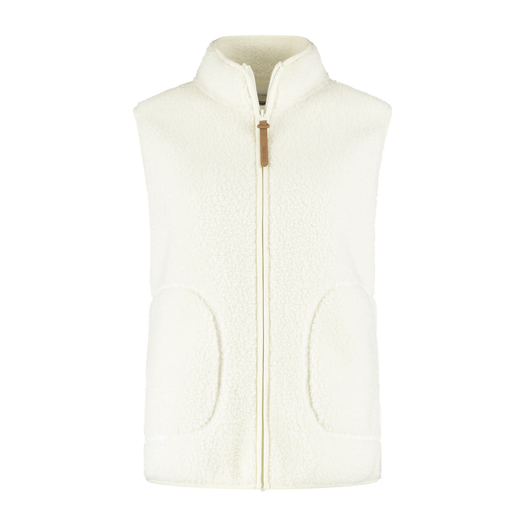 Maya Women - Outdoor Bodywarmer - Teddy - Off-White F