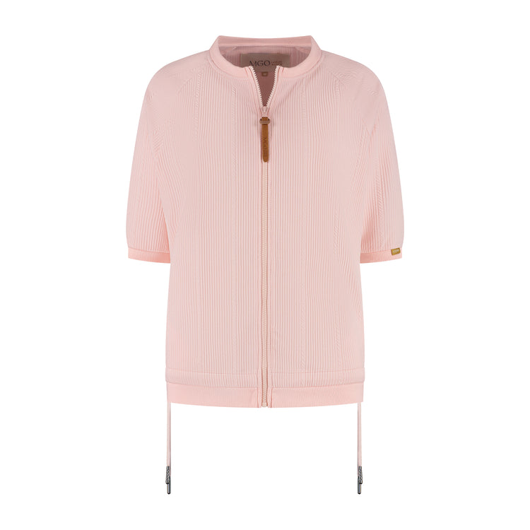Yule Women - Cardigan - Short sleeves - Pink F