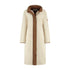 River Women - Lightweight coat - Teddy look - Off white F