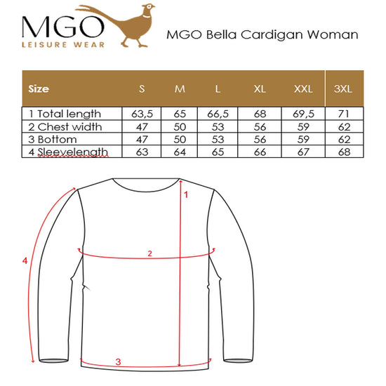 Bella Women - Outdoor cardigan - Mint green SC