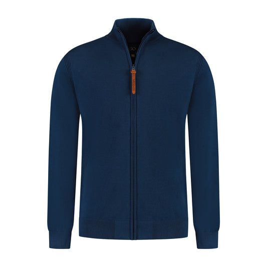Ethan Men - Outdoor cardigan - Blue F