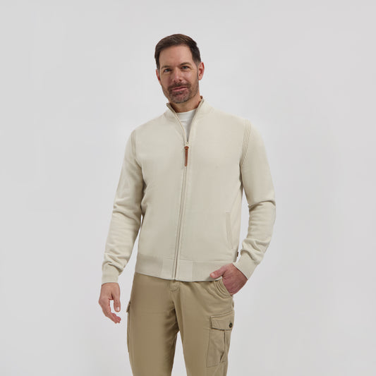 Ethan Men - Outdoor cardigan - Sand MV