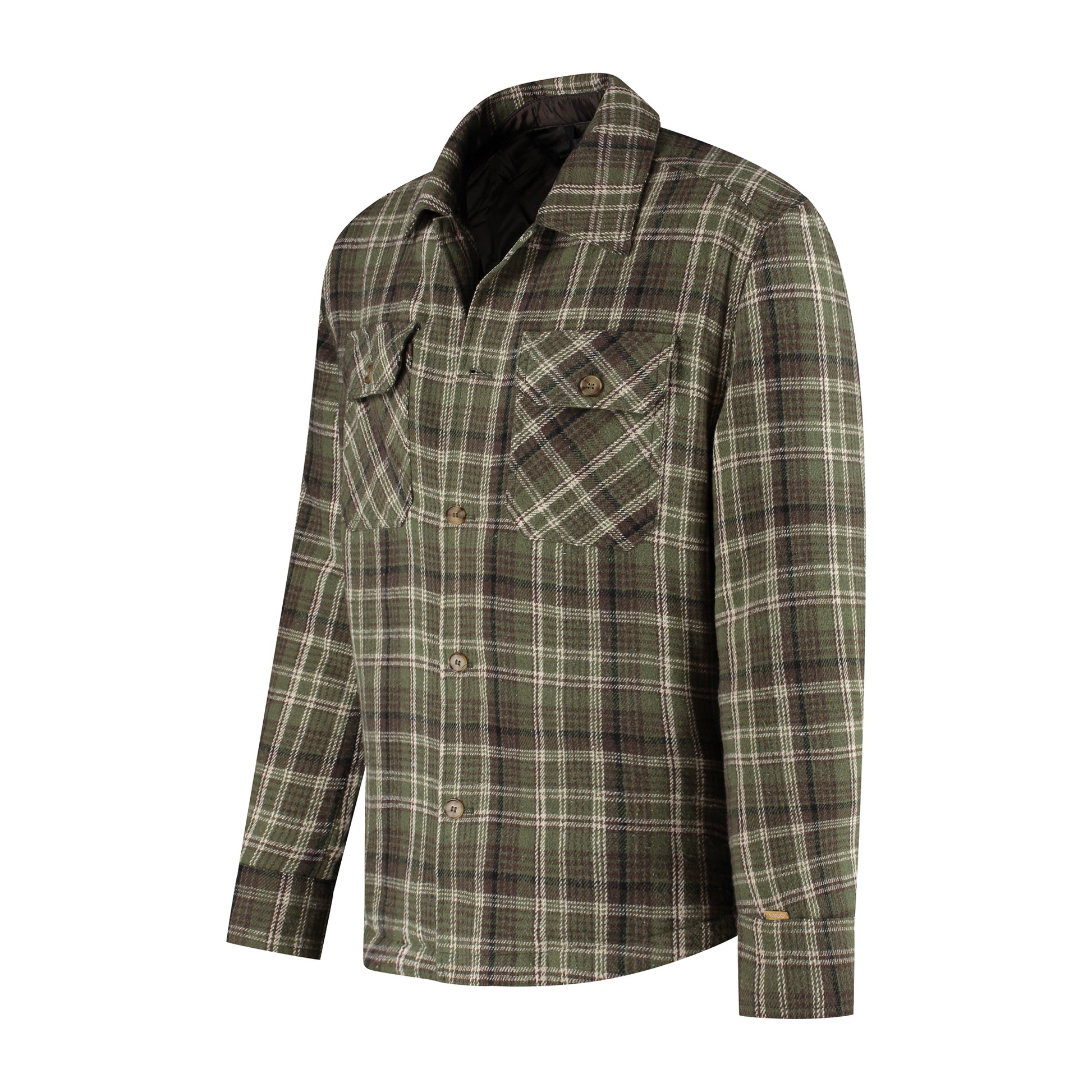 Duke Men - Shacket - Lightweight jacket - Padded shirt - Green FL