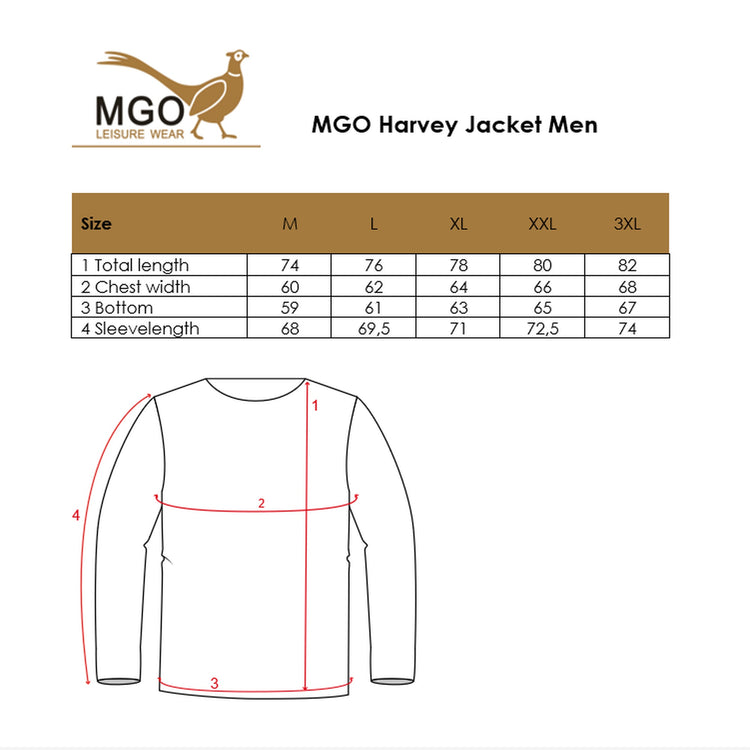 Harvey Men - Mid-season jacket - Blue SC