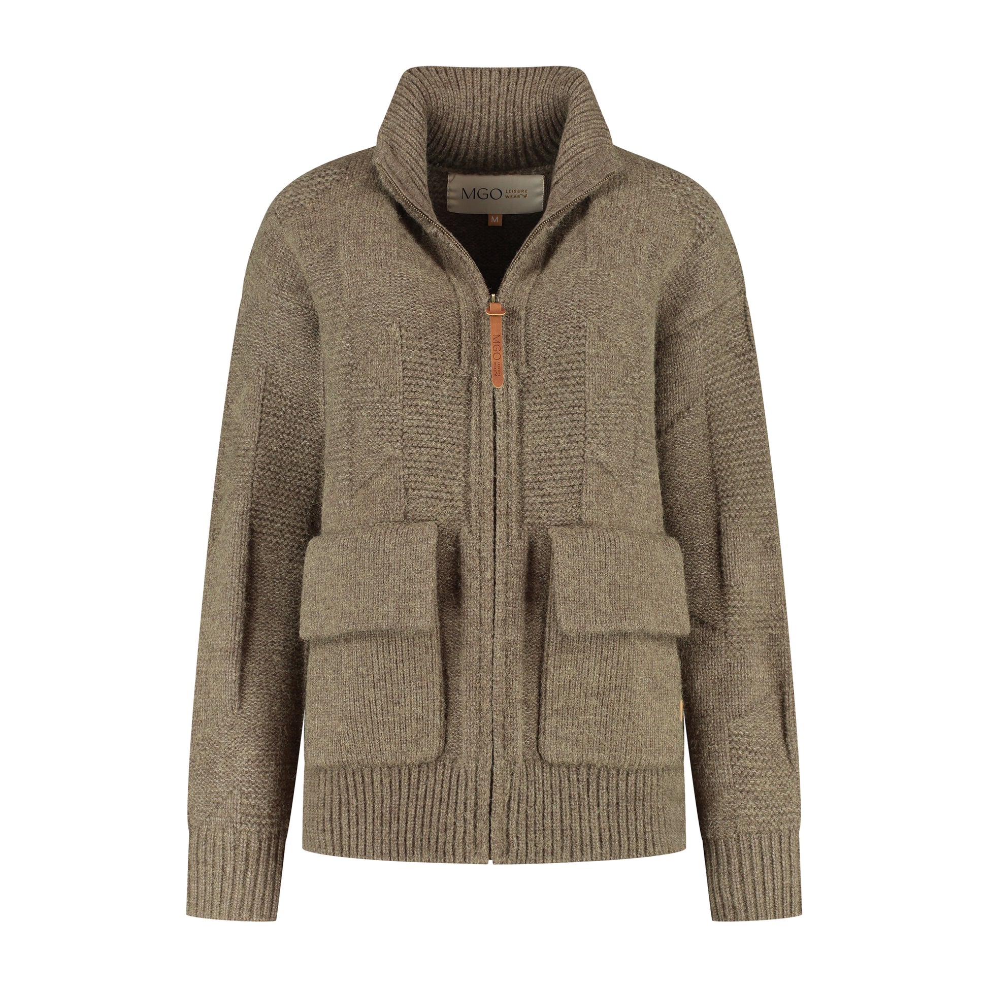 Tamar Women - Cardigan - Coarse knit - Brown F