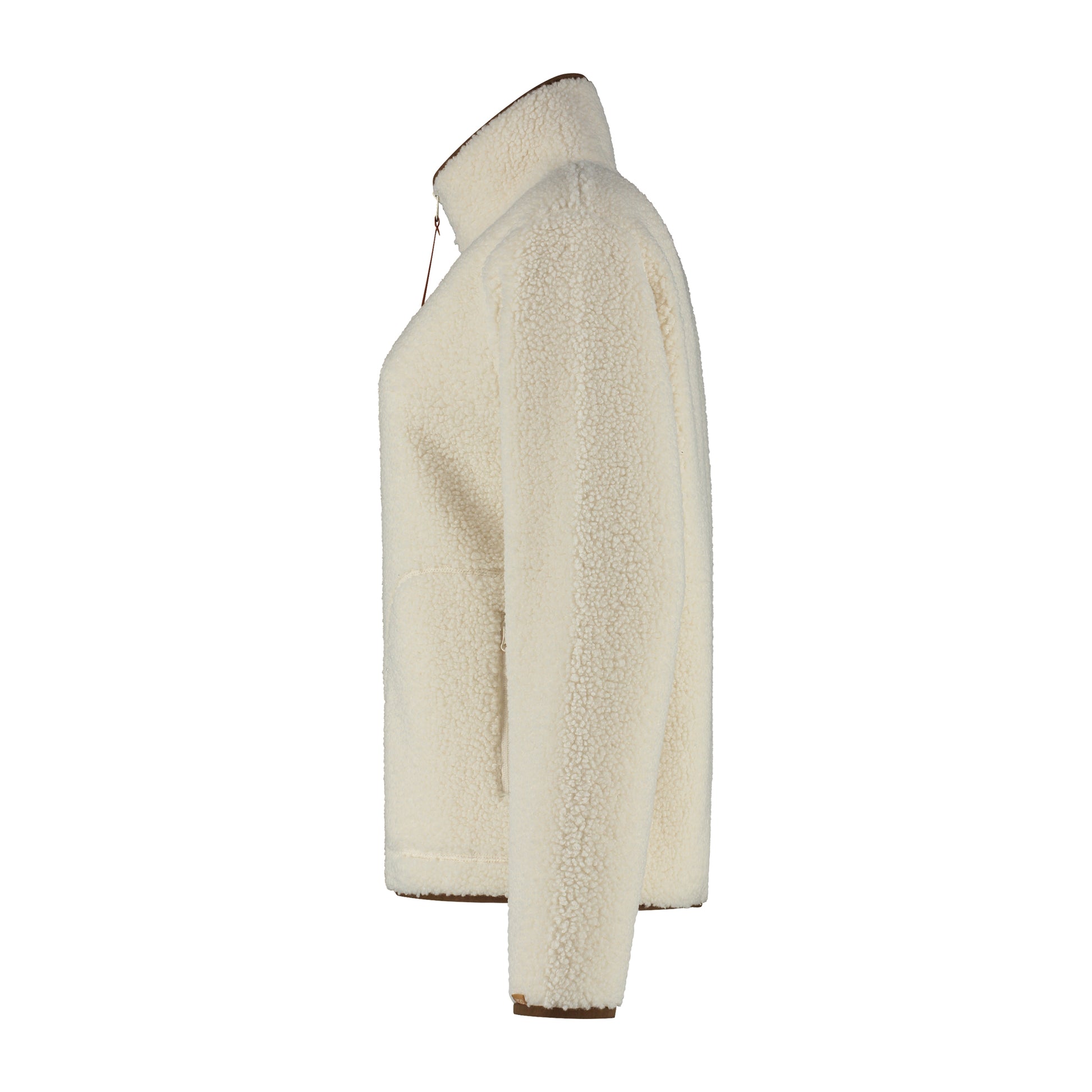 Teddy Women - Outdoor cardigan - Teddy fleece - Off white L