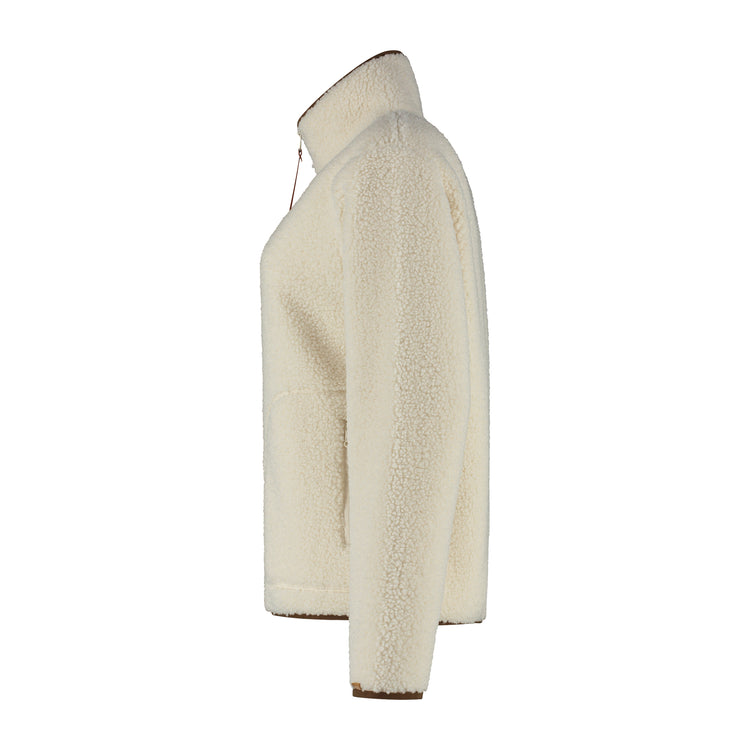 Teddy Women - Outdoor cardigan - Teddy fleece - Off white L