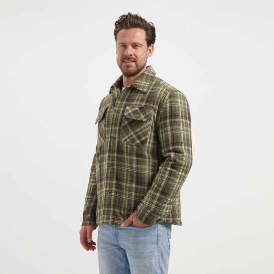 Duke Men - Shacket - Lightweight jacket - Padded shirt - Green MV