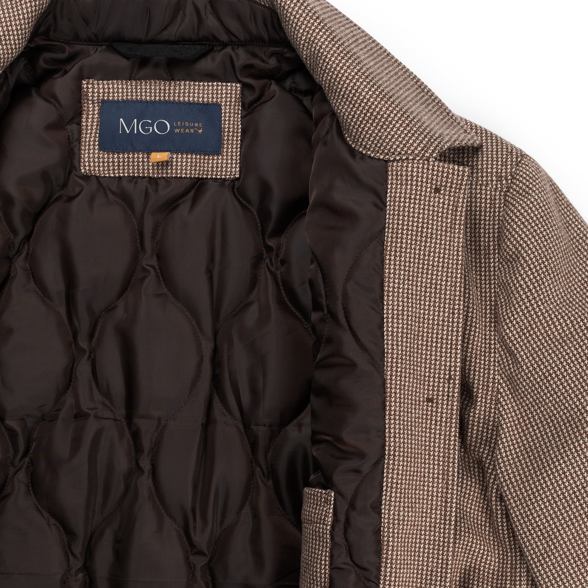 Duke Men - Shacket - Lightweight jacket - Padded shirt - Brown DCI