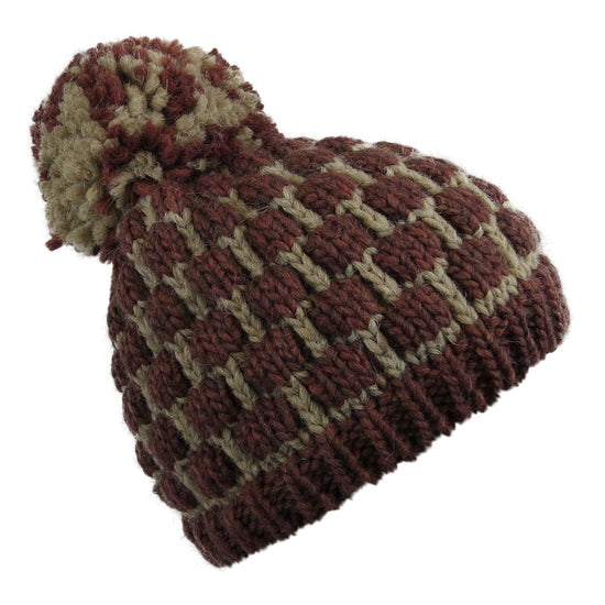 Birgit Hat Lady beige-bordeaux ACC1