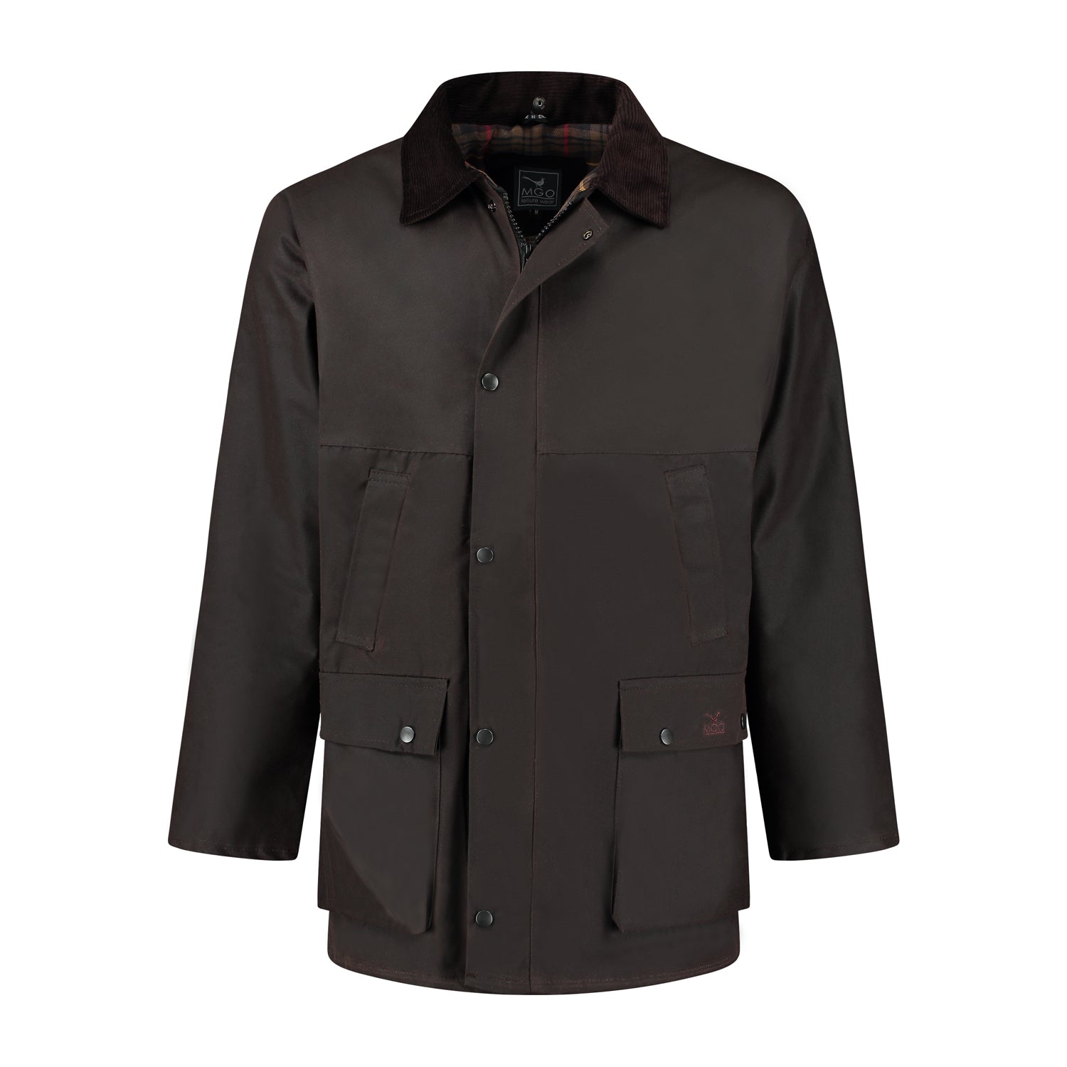 British - Wax jacket - Men - Brown F