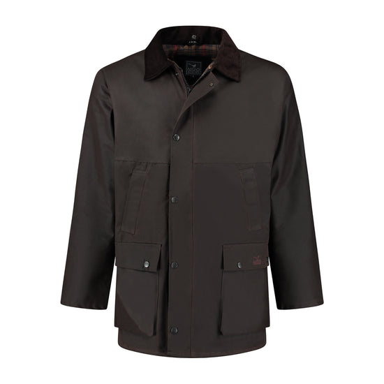 British - Wax jacket - Men - Brown F