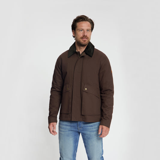 Wesley Men - Barn Jacket - Dark Brown MV