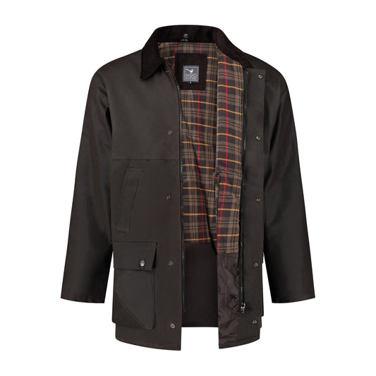 British - Wax jacket - Men - Brown CVO