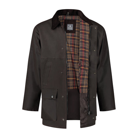 British - Wax jacket - Men - Brown CVO