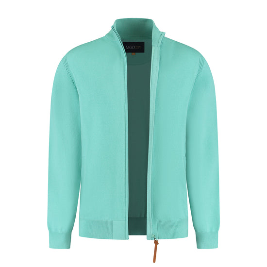 Ethan Men - Outdoor cardigan - Mint green CVO
