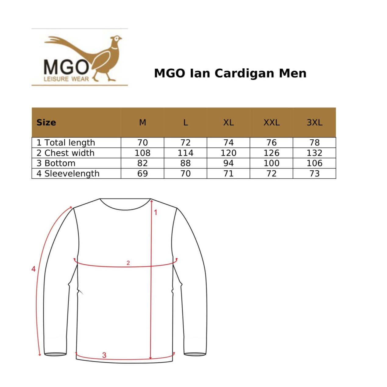 Ian - Cardigan - Men - Sand SC