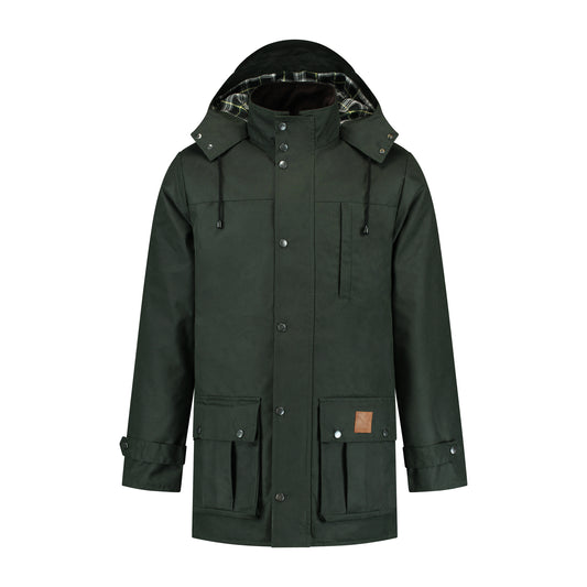William - Wax jacket - Men - Black F