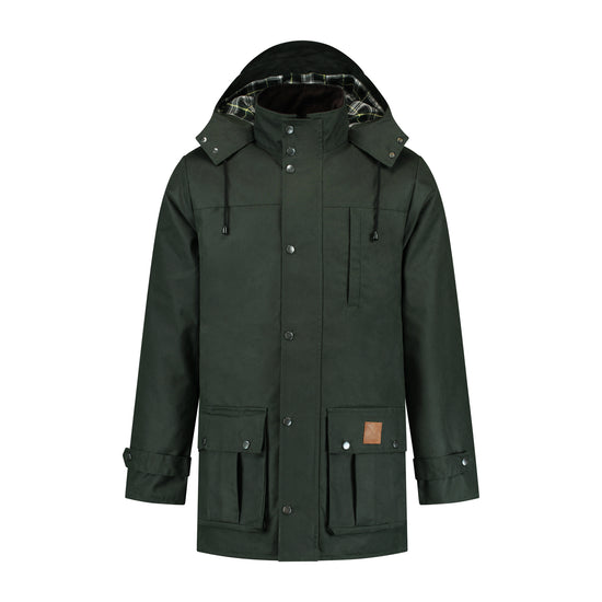 William - Wax jacket - Men - Black F