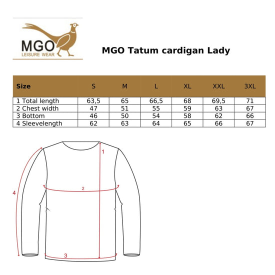 Tatum - Cardigan - Lady - Red SC