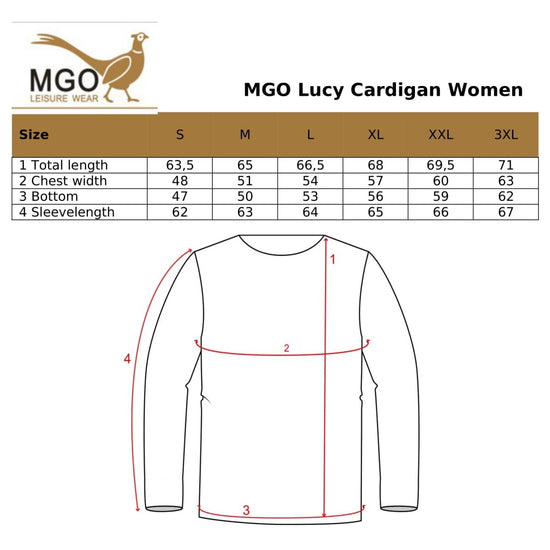 Lucy Men - Outdoor cardigan - Red SC