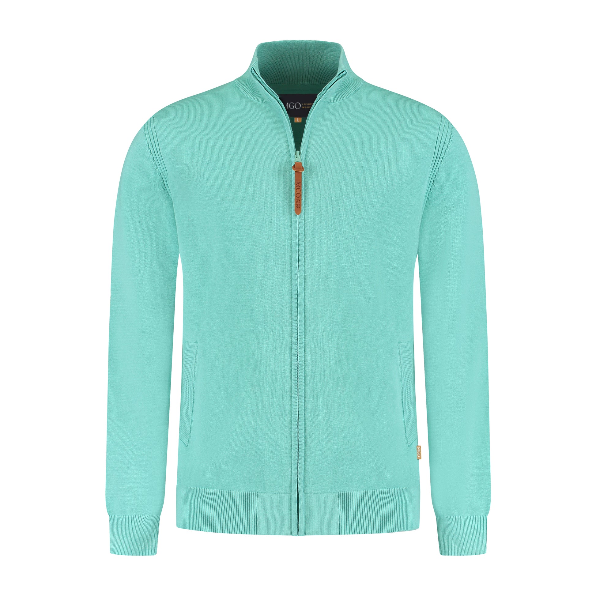 Ethan Men - Outdoor cardigan - Mint green F