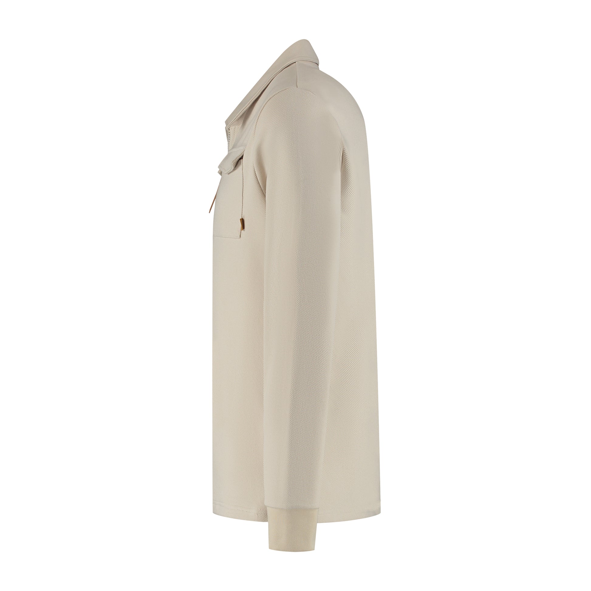 Penn Men - Outdoor cardigan - Fleece lining - Sand L