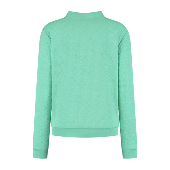 Francis Women - Outdoor cardigan - Fleece lining - Mint green B