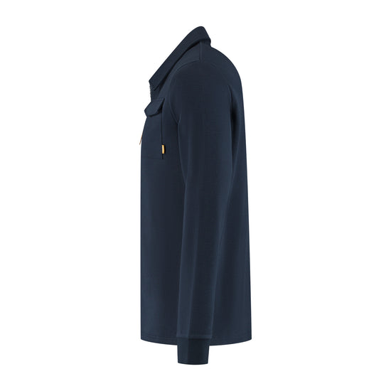 Penn Men - Outdoor cardigan - Fleece lining - Navy L