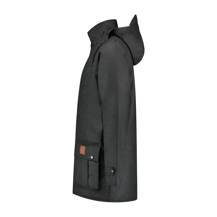 William - Wax jacket - Men - Black L