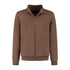 Kane Men - Outdoor cardigan - Fleece - Brown F