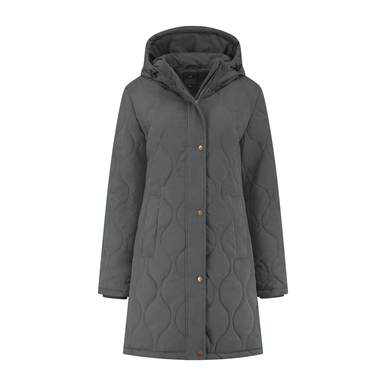 Lauren Women - Winter Coat - Quilted - Antracite F