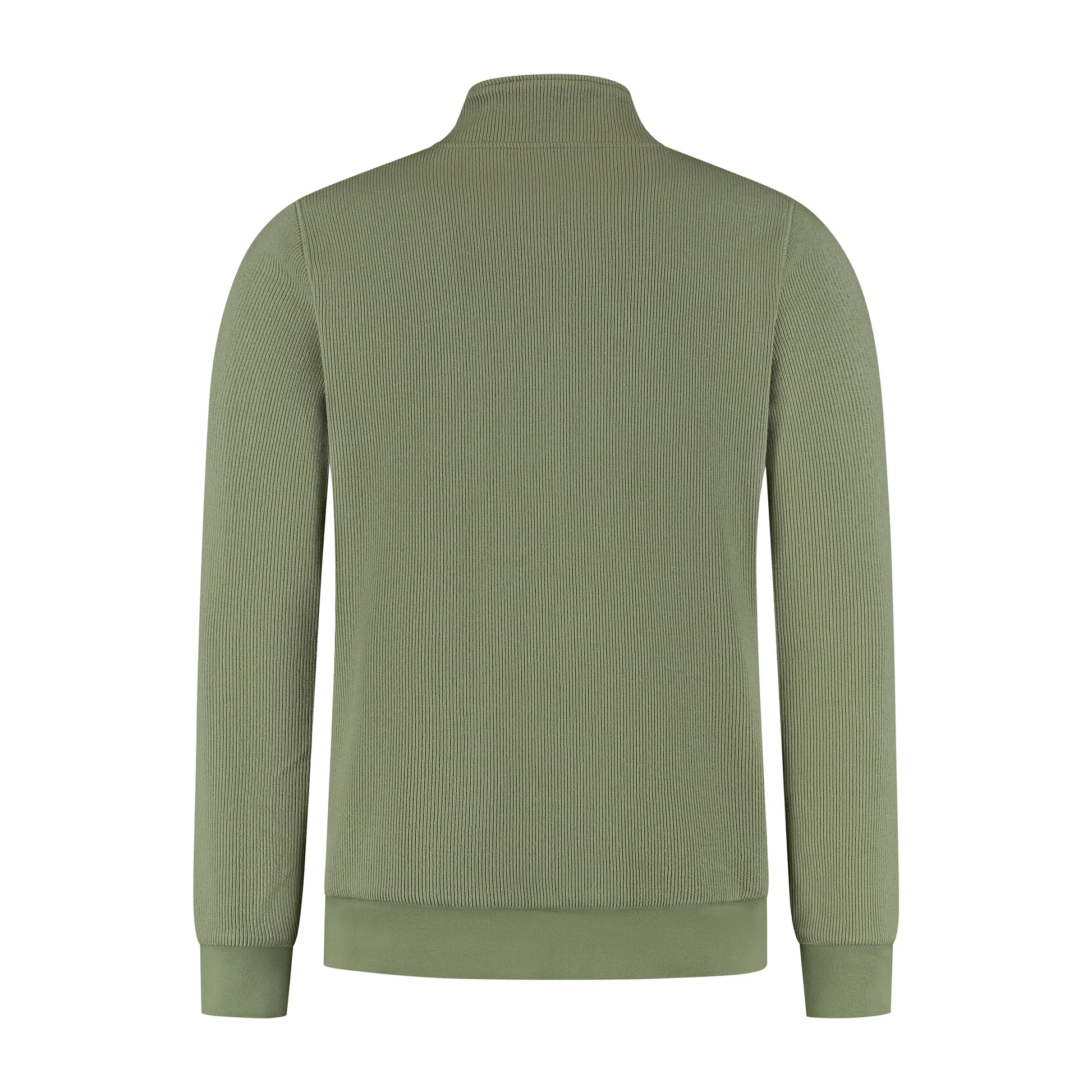 Kevin Men - Outdoor cardigan - Fleece lining - Green B