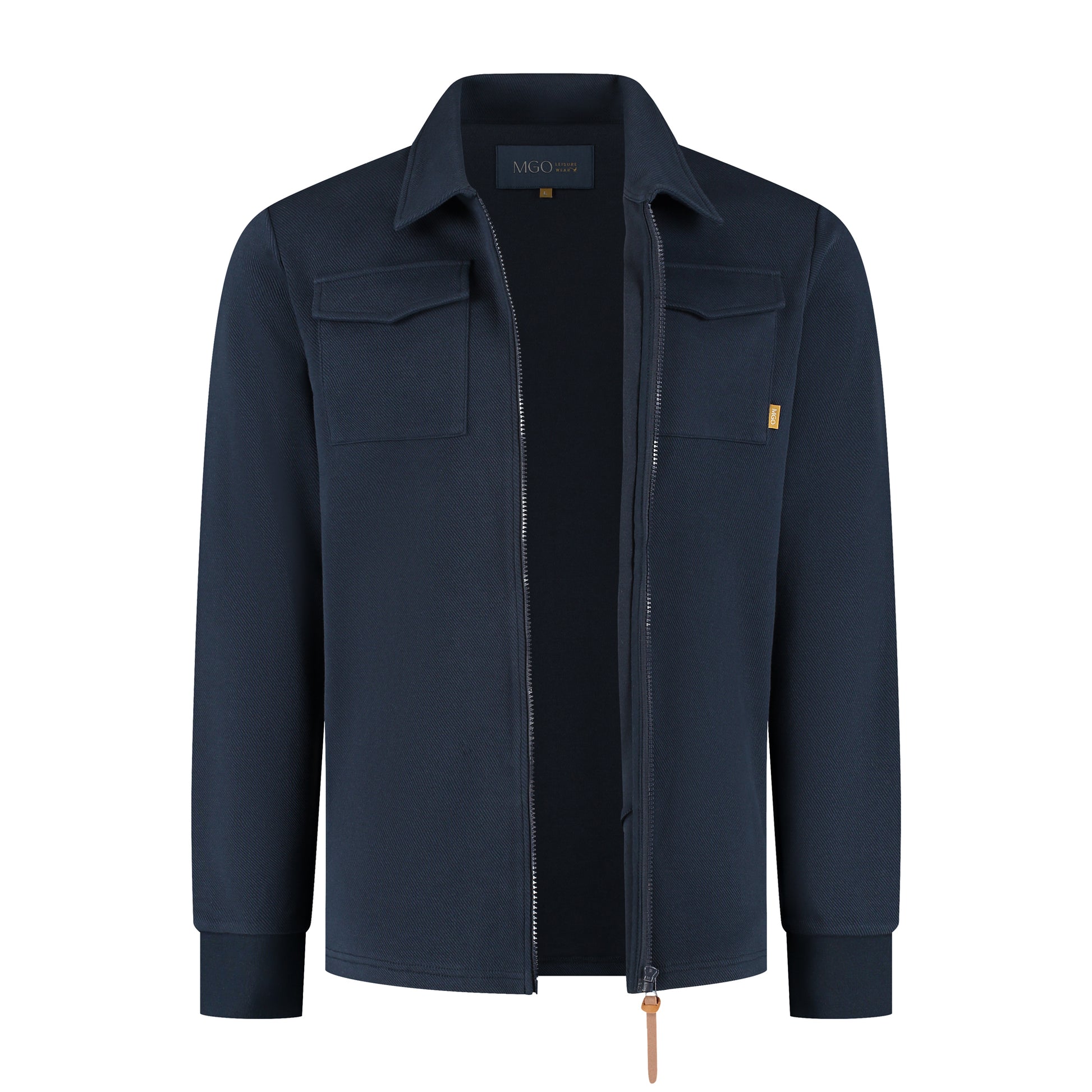 Penn Men - Outdoor cardigan - Fleece lining - Navy CVO