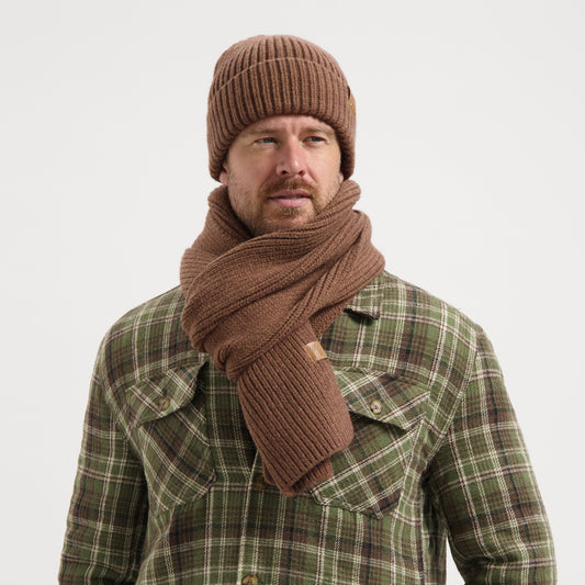 Haxby Men - Scarf - Brown MV
