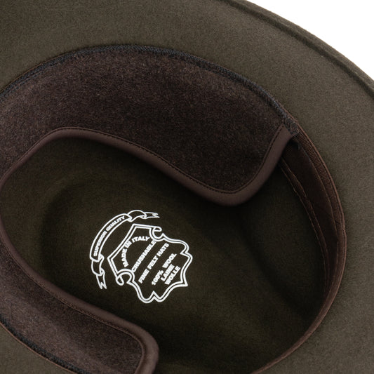 Taylor - Felt Hat - Unisex - Olive ACC2